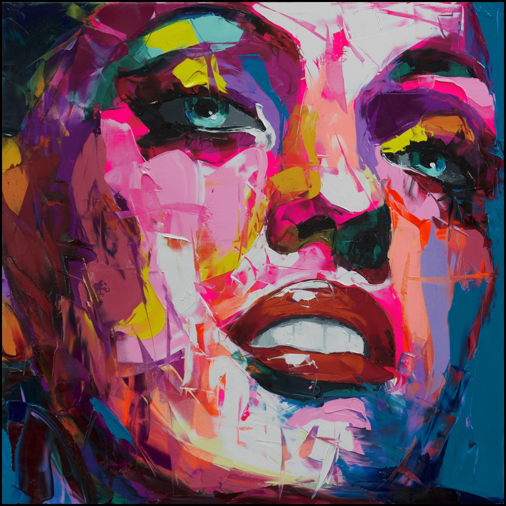 Francoise Nielly Portrait Palette Painting Expression Face148